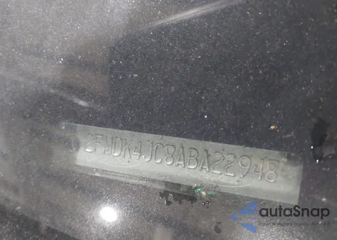 2010 Ford Edge Sel из США, поврежденный, VIN 2FMDK4JC8ABA22948